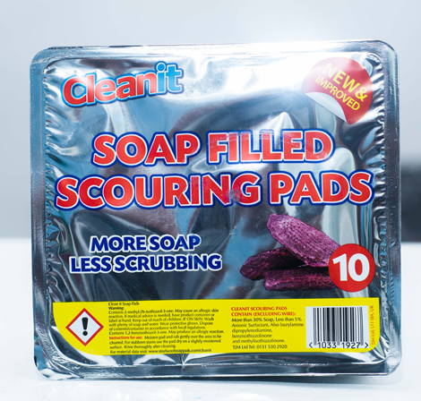Soap Filled Scouting Pads